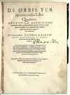 POSTEL, GUILLAUME. De orbis terrae concordia libri quatuor. 1544 + VADIANUS, JOACHIM. Epitome trium terrae partium. 1534